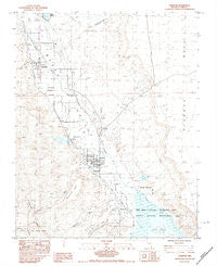 Overton Nevada Historical topographic map, 1:24000 scale, 7.5 X 7.5 Minute, Year 1983