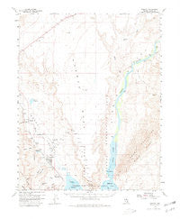 Overton Nevada Historical topographic map, 1:62500 scale, 15 X 15 Minute, Year 1958