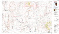 Overton Nevada Historical topographic map, 1:100000 scale, 30 X 60 Minute, Year 1987