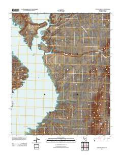 Overton Beach Nevada Historical topographic map, 1:24000 scale, 7.5 X 7.5 Minute, Year 2012