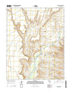 Overton NE Nevada Current topographic map, 1:24000 scale, 7.5 X 7.5 Minute, Year 2014