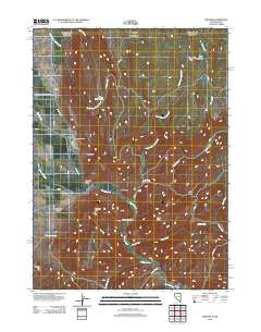 Owyhee Nevada Historical topographic map, 1:24000 scale, 7.5 X 7.5 Minute, Year 2012