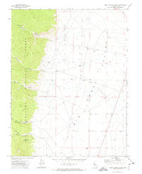 Pablo Canyon Ranch Nevada Historical topographic map, 1:24000 scale, 7.5 X 7.5 Minute, Year 1971
