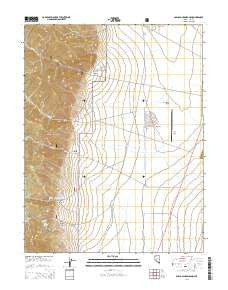 Pablo Canyon Ranch Nevada Current topographic map, 1:24000 scale, 7.5 X 7.5 Minute, Year 2014