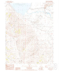 Pah Rah Mtn Nevada Historical topographic map, 1:24000 scale, 7.5 X 7.5 Minute, Year 1985