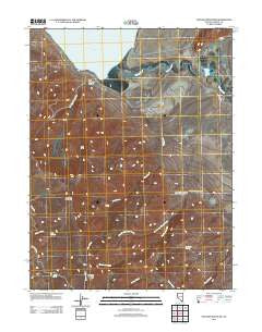 Pah Rah Mountain Nevada Historical topographic map, 1:24000 scale, 7.5 X 7.5 Minute, Year 2011
