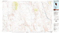 Pahranagat Range Nevada Historical topographic map, 1:100000 scale, 30 X 60 Minute, Year 1985