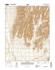 Pahranagat Wash Nevada Current topographic map, 1:24000 scale, 7.5 X 7.5 Minute, Year 2014