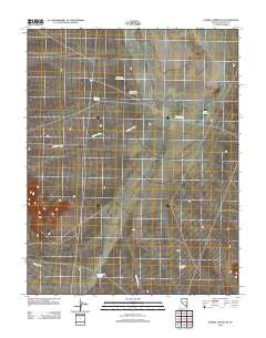 Pahroc Spring NE Nevada Historical topographic map, 1:24000 scale, 7.5 X 7.5 Minute, Year 2012