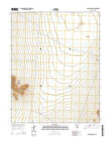 Pahroc Spring NE Nevada Current topographic map, 1:24000 scale, 7.5 X 7.5 Minute, Year 2014