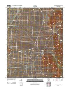 Pahroc Spring SE Nevada Historical topographic map, 1:24000 scale, 7.5 X 7.5 Minute, Year 2012