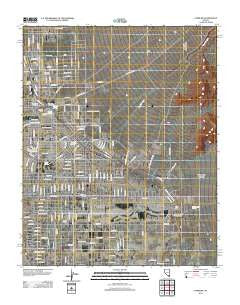 Pahrump Nevada Historical topographic map, 1:24000 scale, 7.5 X 7.5 Minute, Year 2012