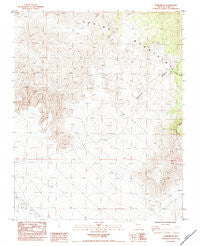 Pahrump NE Nevada Historical topographic map, 1:24000 scale, 7.5 X 7.5 Minute, Year 1984