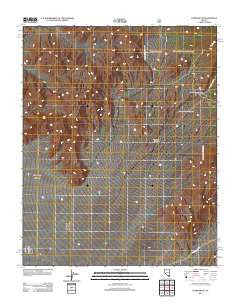 Pahrump NE Nevada Historical topographic map, 1:24000 scale, 7.5 X 7.5 Minute, Year 2012