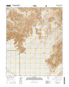 Pahrump NE Nevada Current topographic map, 1:24000 scale, 7.5 X 7.5 Minute, Year 2014