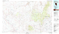 Pahute Mesa Nevada Historical topographic map, 1:100000 scale, 30 X 60 Minute, Year 1979