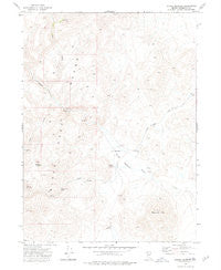 Paiute Meadows Nevada Historical topographic map, 1:24000 scale, 7.5 X 7.5 Minute, Year 1972