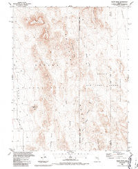 Paiute Ridge Nevada Historical topographic map, 1:24000 scale, 7.5 X 7.5 Minute, Year 1986