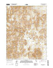 Paiute Meadows Nevada Current topographic map, 1:24000 scale, 7.5 X 7.5 Minute, Year 2015