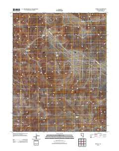 Pamlico Nevada Historical topographic map, 1:24000 scale, 7.5 X 7.5 Minute, Year 2011