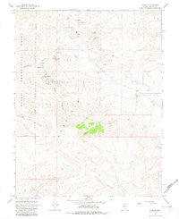 Pamlico Nevada Historical topographic map, 1:24000 scale, 7.5 X 7.5 Minute, Year 1967