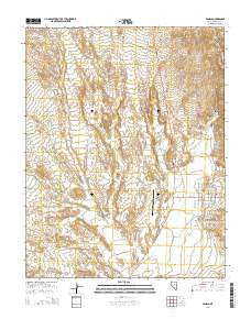 Panaca Nevada Current topographic map, 1:24000 scale, 7.5 X 7.5 Minute, Year 2014
