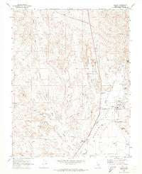 Panaca Nevada Historical topographic map, 1:24000 scale, 7.5 X 7.5 Minute, Year 1970