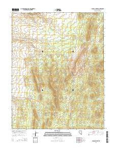 Panaca Summit Nevada Current topographic map, 1:24000 scale, 7.5 X 7.5 Minute, Year 2014
