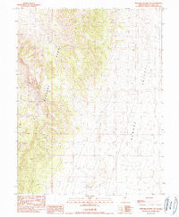 Pancake Summit SW Nevada Historical topographic map, 1:24000 scale, 7.5 X 7.5 Minute, Year 1990
