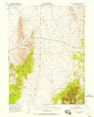 Pancake Summit Nevada Historical topographic map, 1:62500 scale, 15 X 15 Minute, Year 1951