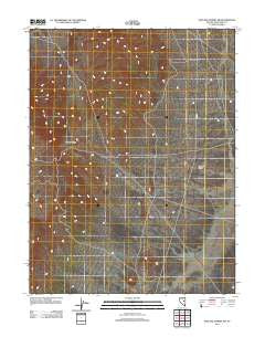 Pancake Summit SW Nevada Historical topographic map, 1:24000 scale, 7.5 X 7.5 Minute, Year 2012