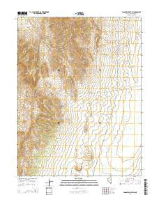 Pancake Summit SW Nevada Current topographic map, 1:24000 scale, 7.5 X 7.5 Minute, Year 2014