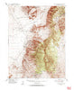 Paradise Peak Nevada Historical topographic map, 1:62500 scale, 15 X 15 Minute, Year 1948