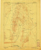 Paradise Nevada Historical topographic map, 1:250000 scale, 1 X 1 Degree, Year 1893
