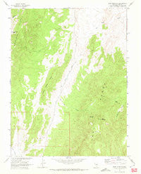 Park Mountain Nevada Historical topographic map, 1:24000 scale, 7.5 X 7.5 Minute, Year 1968