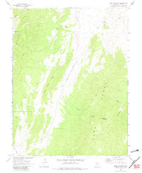 Park Mountain Nevada Historical topographic map, 1:24000 scale, 7.5 X 7.5 Minute, Year 1968