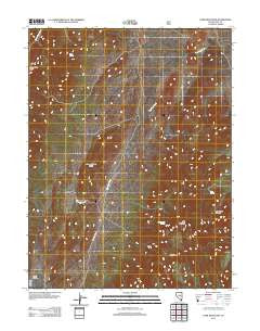 Park Mountain Nevada Historical topographic map, 1:24000 scale, 7.5 X 7.5 Minute, Year 2012