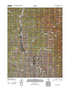 Parker Station Nevada Historical topographic map, 1:24000 scale, 7.5 X 7.5 Minute, Year 2012
