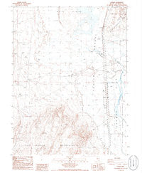 Parran Nevada Historical topographic map, 1:24000 scale, 7.5 X 7.5 Minute, Year 1986