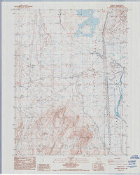 Parran Nevada Historical topographic map, 1:24000 scale, 7.5 X 7.5 Minute, Year 1986