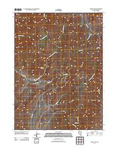 Parrot Peak Nevada Historical topographic map, 1:24000 scale, 7.5 X 7.5 Minute, Year 2011
