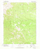 Parsnip Peak Nevada Historical topographic map, 1:24000 scale, 7.5 X 7.5 Minute, Year 1970