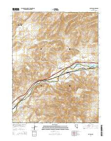 Patrick Nevada Current topographic map, 1:24000 scale, 7.5 X 7.5 Minute, Year 2014