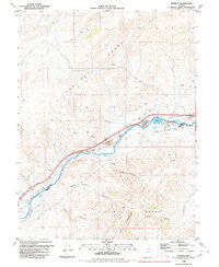 Patrick Nevada Historical topographic map, 1:24000 scale, 7.5 X 7.5 Minute, Year 1970