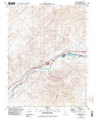 Patrick Nevada Historical topographic map, 1:24000 scale, 7.5 X 7.5 Minute, Year 1980