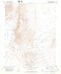 Paymaster Ridge Nevada Historical topographic map, 1:24000 scale, 7.5 X 7.5 Minute, Year 1970