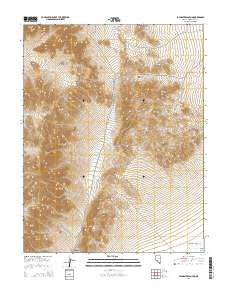 Paymaster Canyon Nevada Current topographic map, 1:24000 scale, 7.5 X 7.5 Minute, Year 2014