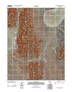 Paymaster Ridge Nevada Historical topographic map, 1:24000 scale, 7.5 X 7.5 Minute, Year 2011