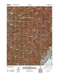 Pearl Peak Nevada Historical topographic map, 1:24000 scale, 7.5 X 7.5 Minute, Year 2012