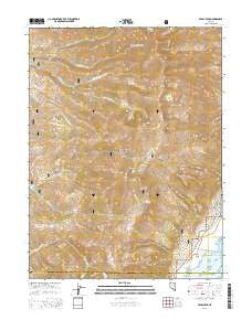 Pearl Peak Nevada Current topographic map, 1:24000 scale, 7.5 X 7.5 Minute, Year 2014